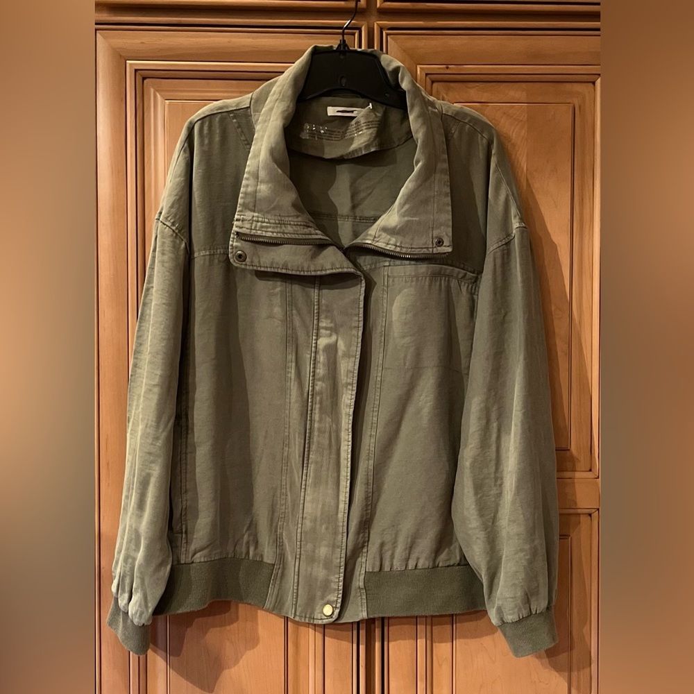 Nwot Maurice’s Twill Bamber Jacket View 4
